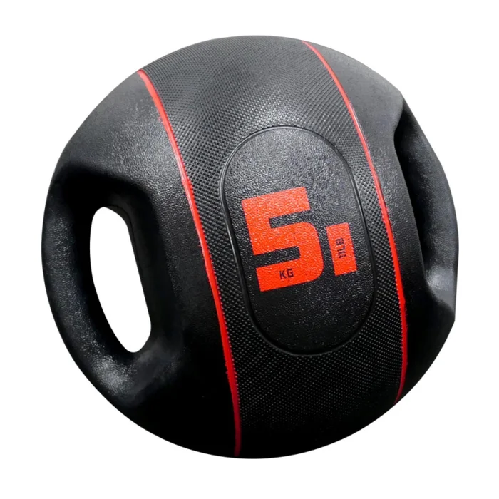 Medecine ball avec poignées Leader Fit [Taille 5 kg]