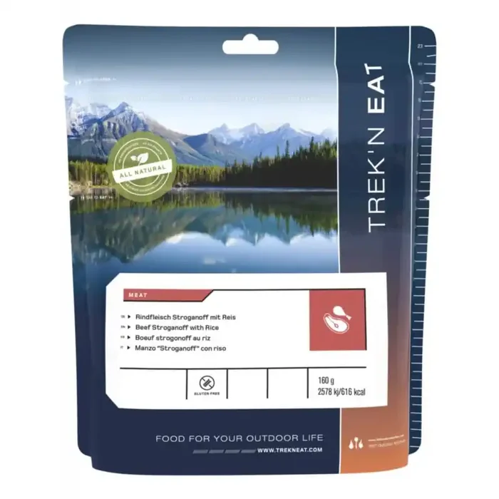 Meilleur Choix Boeuf Strogonoff au riz TREK&rsquo;N EAT