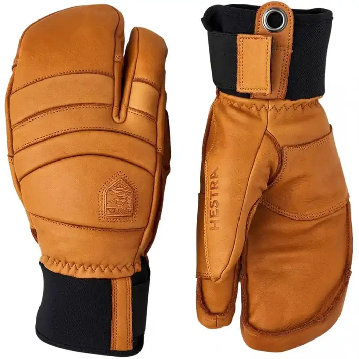 Meilleur Choix Hestra Fall Line, 3 doigts gants de ski, liège/liège
