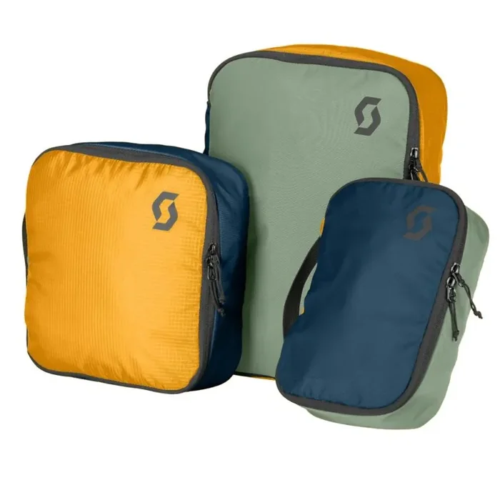 Meilleur Choix Scott Packing Cube Day Remix Bag, lot de 3, bleu/orange/vert
