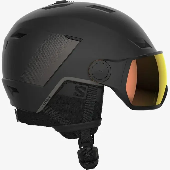 Meilleure Qualité Casque à visière Salomon PIONEER LT VISOR PHOTO Black