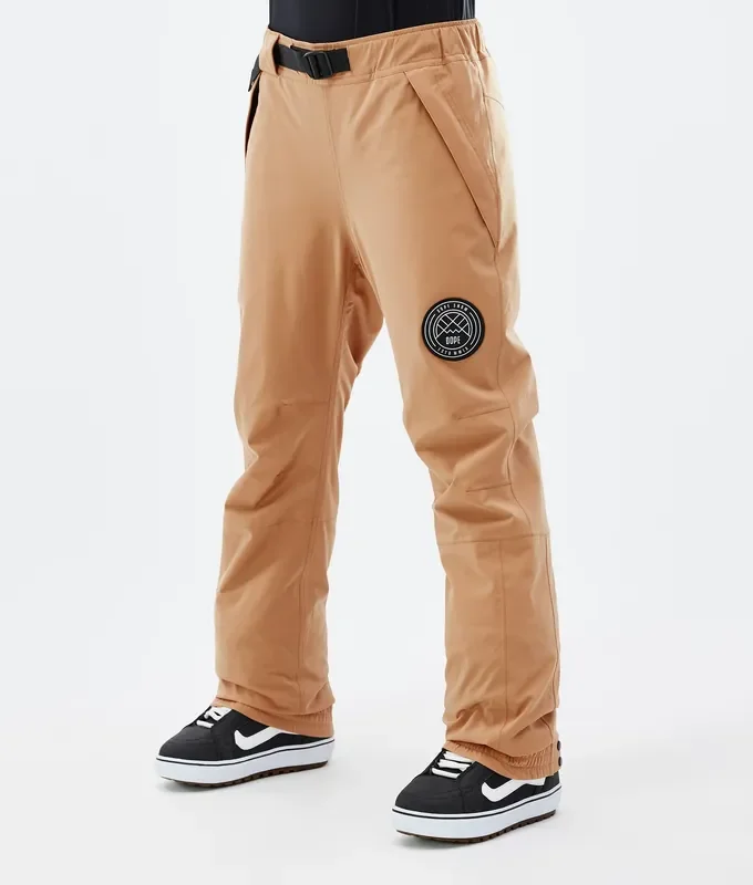 Meilleure Qualité Dope Blizzard W 22 Pantalon de Snowboard Femme Khaki Yellow