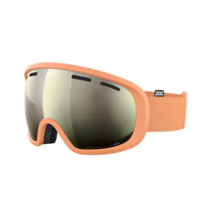 Meilleure Qualité Masque de ski POC Fovea Apricot Sunstone / Partly Sunny Ivory