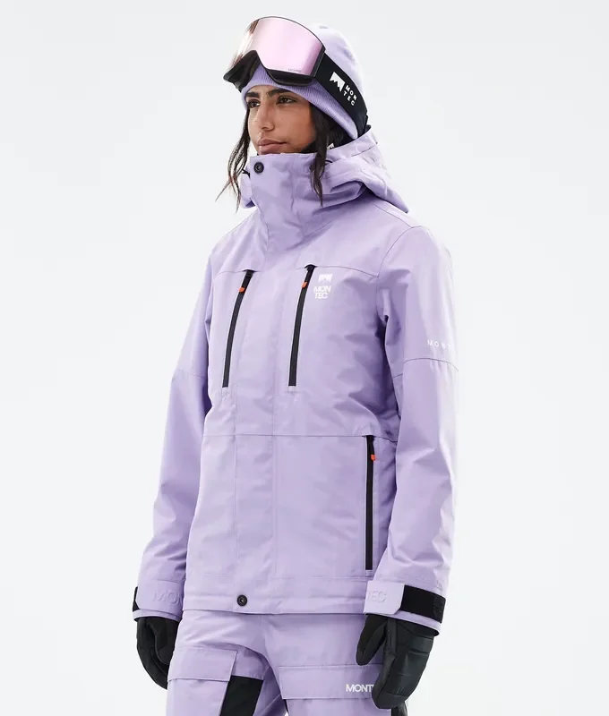 Meilleure Qualité Montec Fawk W Veste Snowboard Femme Faded Violet