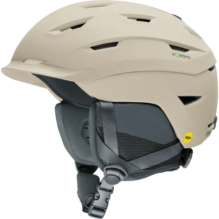 Meilleure Qualité Smith Level MIPS, casque de ski, beige