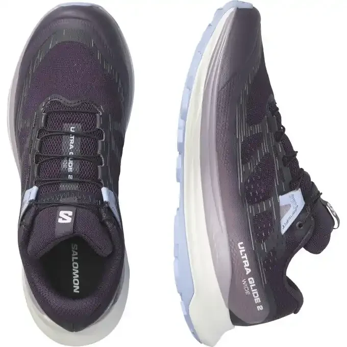 Meilleure Vente Chaussures de trail Salomon ULTRA GLIDE 2 WIDE W Night/Vanila