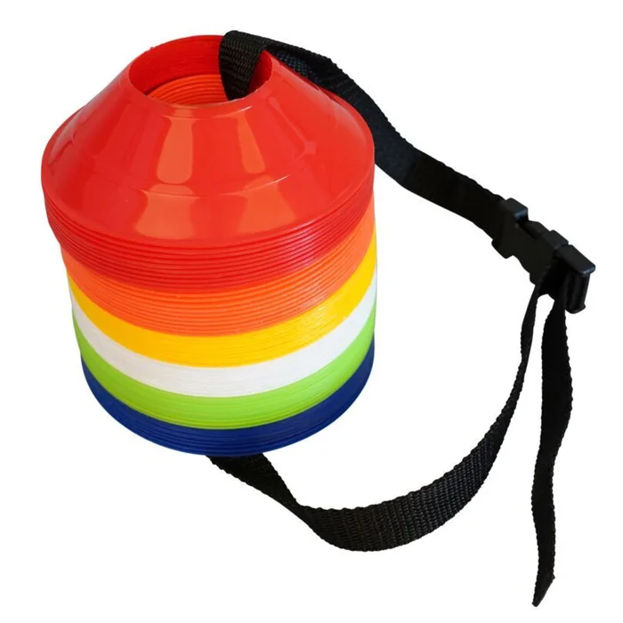 Mini cône d&rsquo;entraînement Tanga sports (x60) [Taille 12,5 cm]