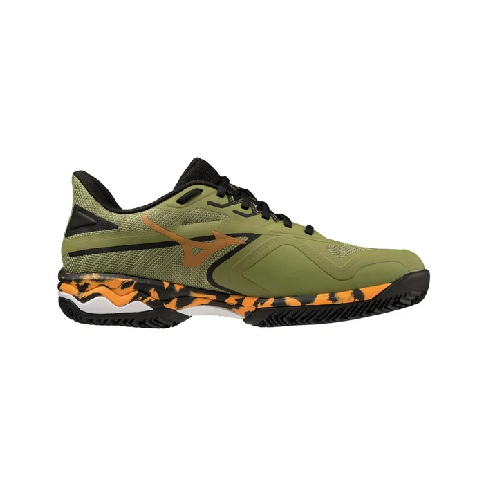 Mizuno Wave Exceed Light Pádel Hombre Caqui Naranja AH23