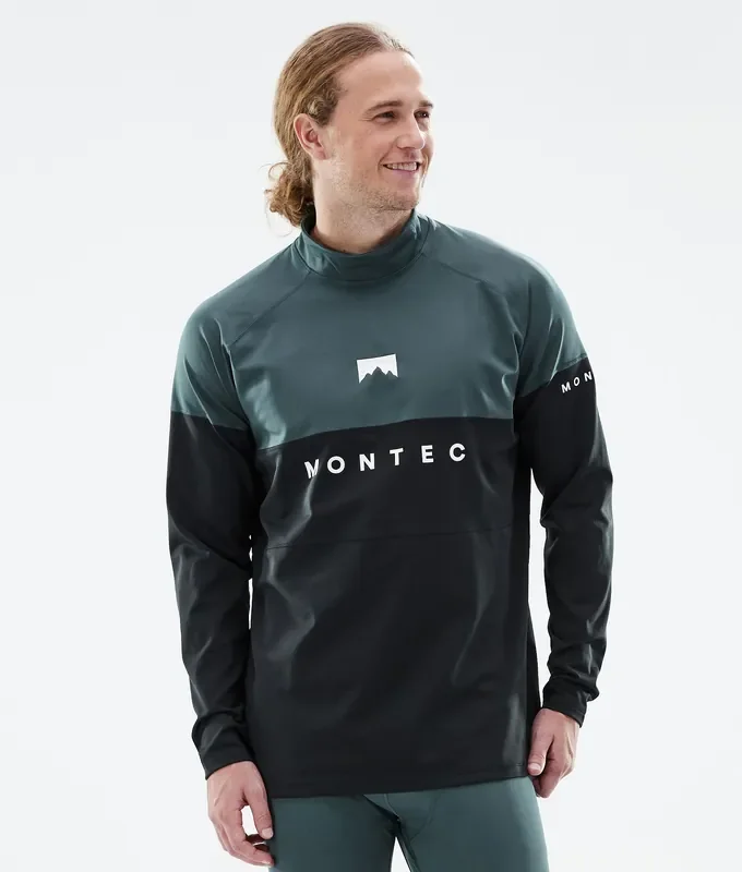 Montec Alpha Tee-shirt thermique Homme Dark Atlantic/Black Édition Limitée