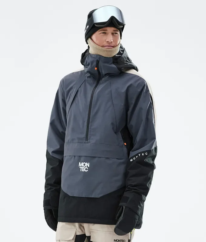 Montec Apex Veste Snowboard Homme Metal Blue/Black/Sand Livraison Mondiale