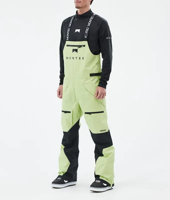 Montec Arch Pantalon de Snowboard Homme Faded Neon/Black Gros Lot