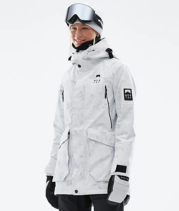 Montec Virago W Veste Snowboard Femme White Tiedye Offre Du Jour