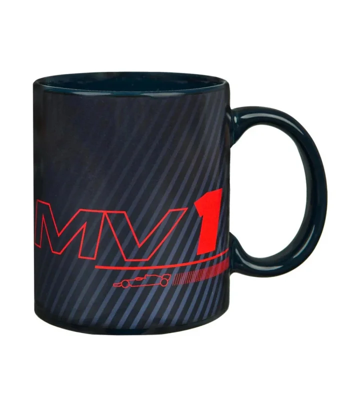 Mug Oracle Red Bull Racing Officiel Formule 1 Max Verstappen Bleu