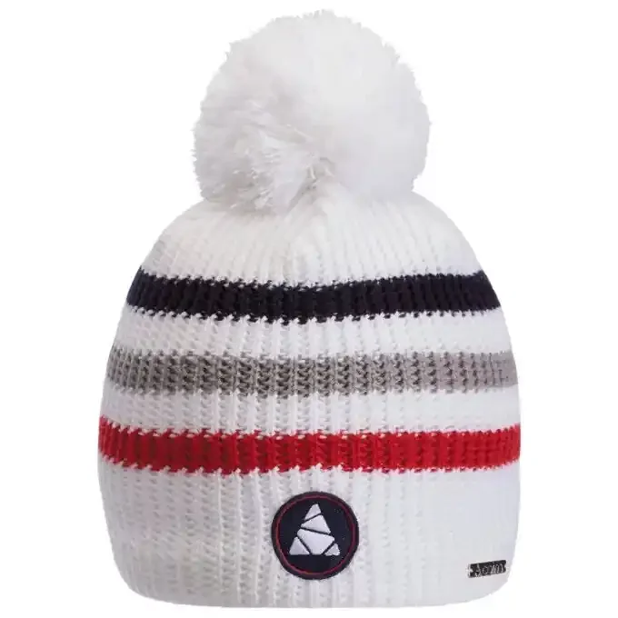 Must-Have Bonnet à pomponCairn OLIVIER HAT White Tricolour
