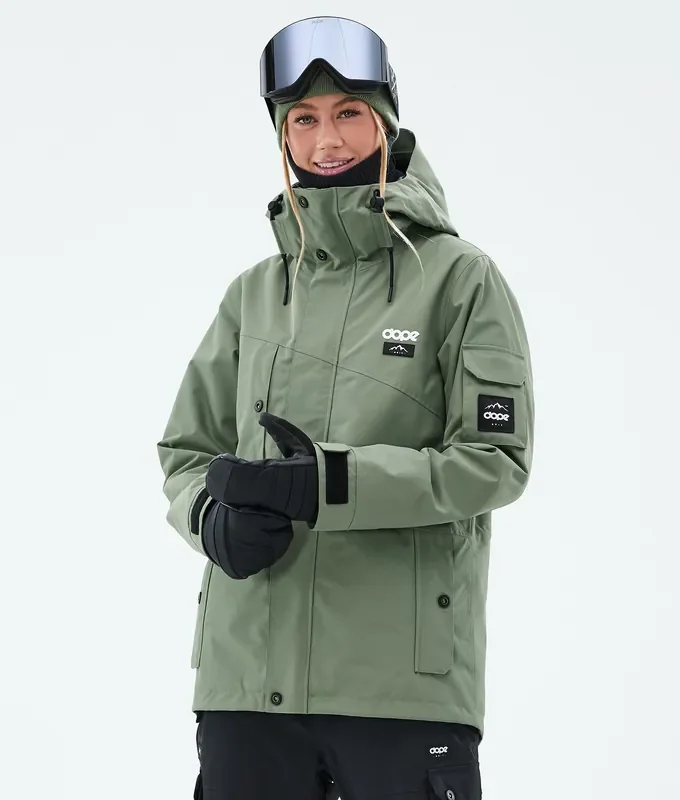 Must-Have Dope Adept W Veste Snowboard Femme Moss Green