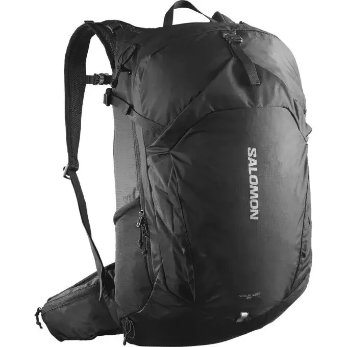 Nouveauté Sac à dos de randonnée Salomon TRAILBLAZER 30 BLACK/ALLOY
