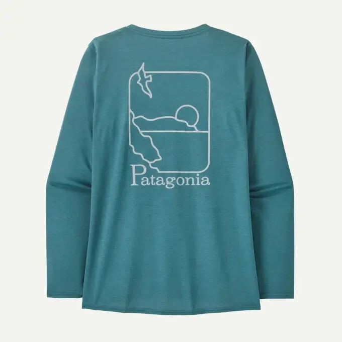 Nouveauté T-shirt à manches longues femme W&rsquo;S L/S CAP COOL DAILY GRAPHIC SHIRT – WATERS