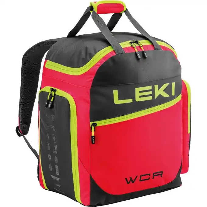 Nouvel Arrivage Sac chaussures de ski Leki WCR 60L Rouge