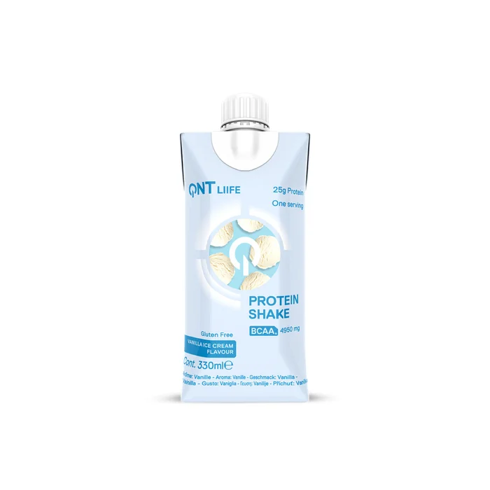 Nutrition protéinée shake de lactosérum vanille QNT Tetra [Taille 330 ml]