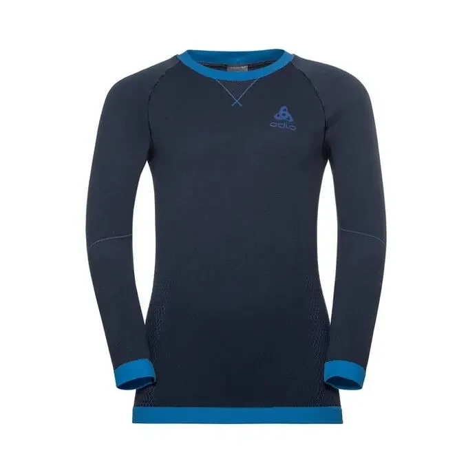 Odlo T-SHIRT ML PERFORMANCE WARM bleu Premium