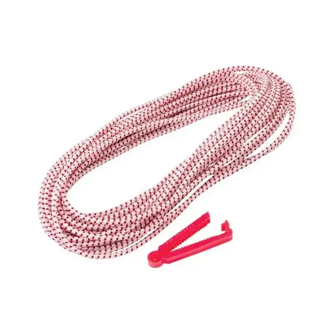 Offre Du Jour Corde élastique/Sandows MSR SHOCK CORD REPLACEMENT KIT Rouge/Blanc