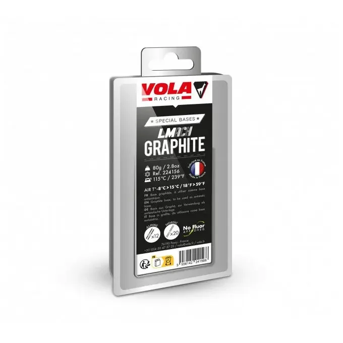 Offre Du Jour Enduit pour semelle de ski Vola FART BASE GRAPHITE LMACH 80G Black