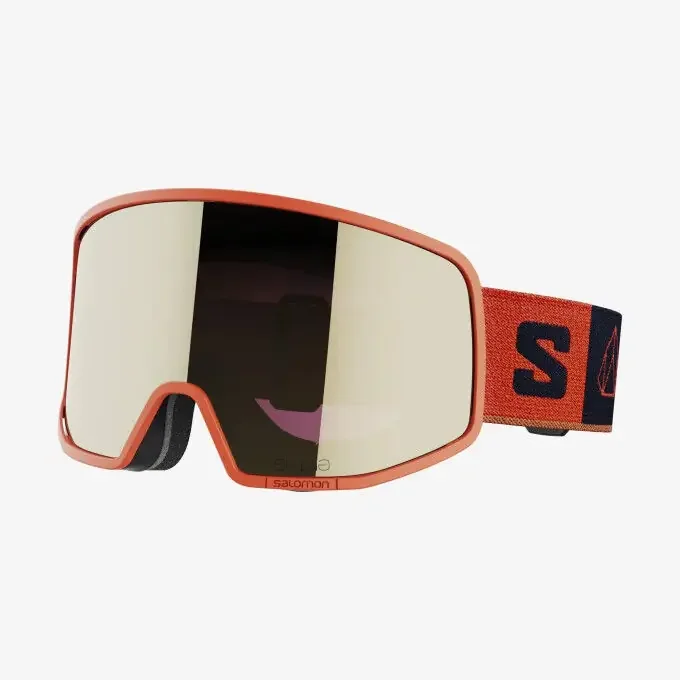 Offre Exclusive Masque de ski Salomon Lo Fi Sigma Ochre/Solar