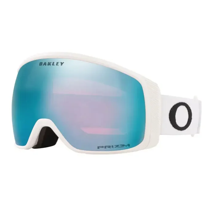 Offre Spéciale Masque Oakley FLIGHT TRACKER XM Matte White / Prizm Snow Sapphire Iridium