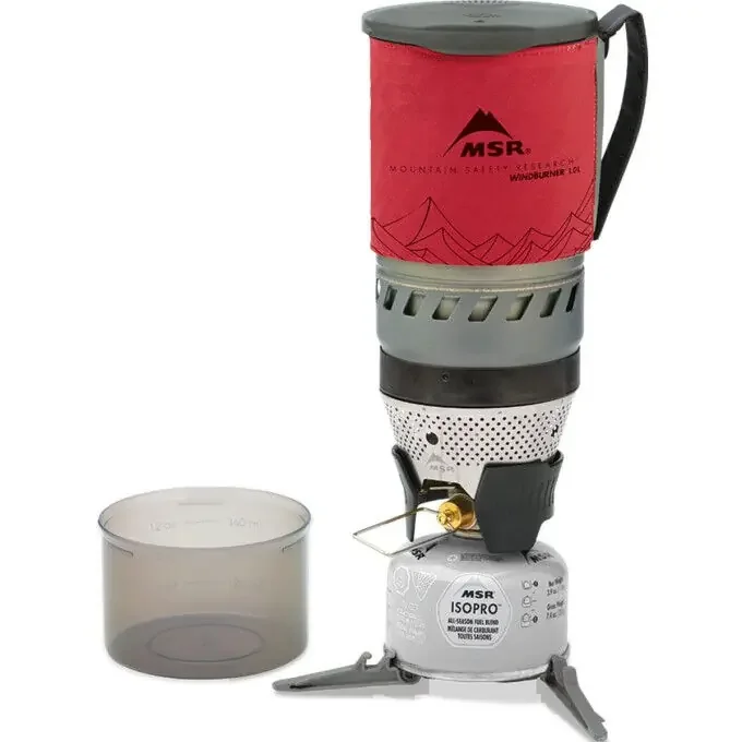 Offre Spéciale Pack réchaud MSR WINDBURNER 1.0L PERSONAL STOVE SYSTEM RED 2022
