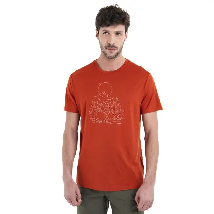 Offre Spéciale T-Shirt IceBreaker Homme TL III SS T SUNSET CA