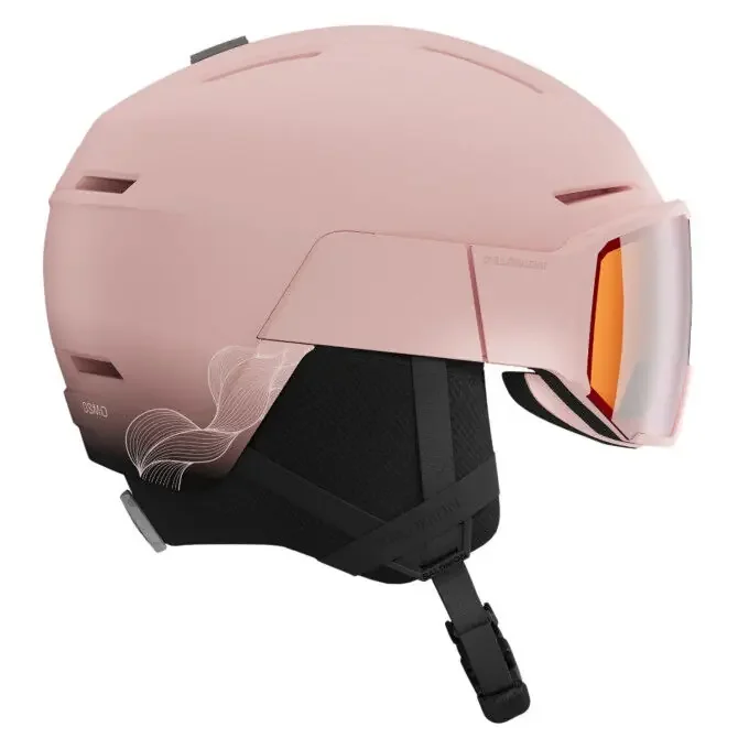 Original Casque SALOMON Osmo avec visière – Heavenly Pink Black