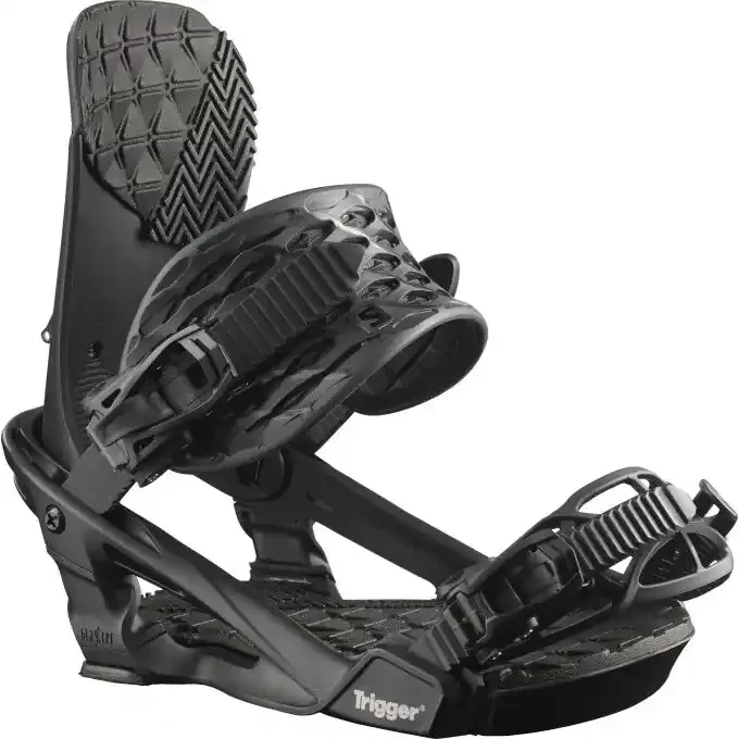 Original Fixations snowboard Salomon TRIGGER Black