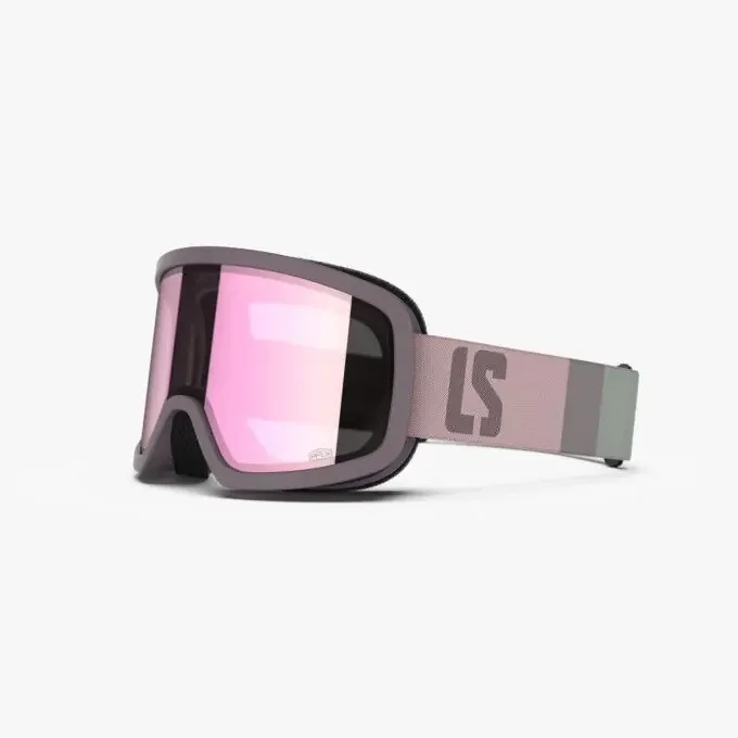 Original Masque de ski Loubsol LS MK LS2 CASSIS APEX HC ROSE 2 Cassis/Rose