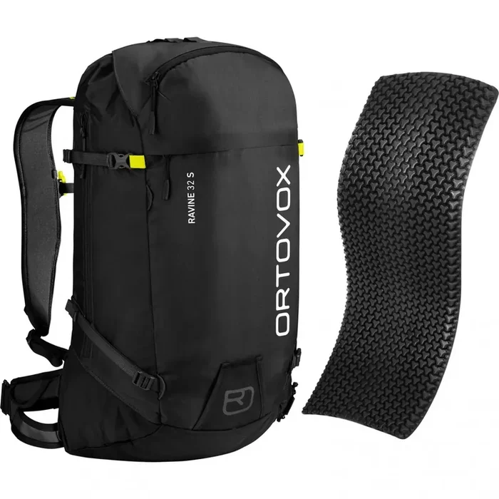 Ortovox Ravine 32 S + Spine Protector, black raven Dernier Modèle