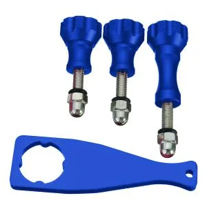 Outil multifonction avec 3 vis et sangle pour caméra d’action en aluminium Go pro