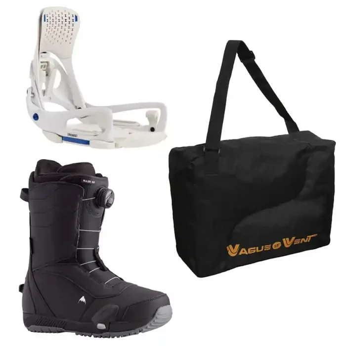 PACK FIXATION BURTON STEP ON GENESIS EST + BOOTS BURTON RULER STEP ON + HOUSSE Remise