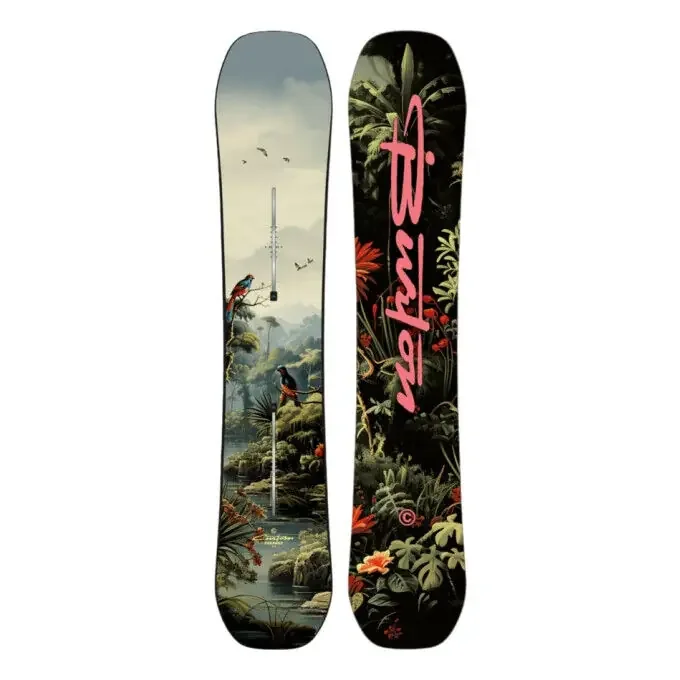Pack snowboard Burton Custom Jungle + fix Bon Marché