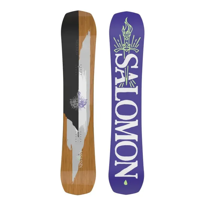 Pack snowboard Salomon ASSASSIN + fix Bon Marché