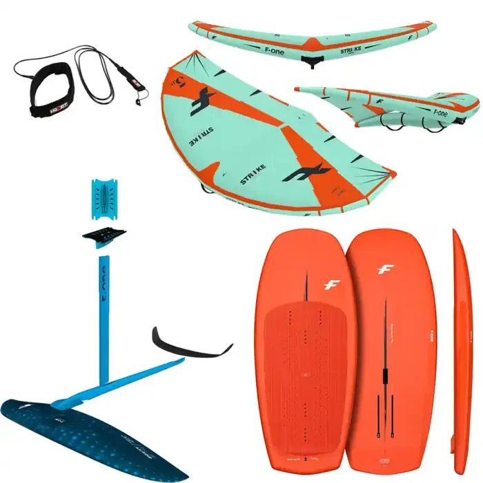 Pack Wingfoil PLANCHE F-ONE ROCKET V3 + FOIL GRAVITY FCT + AILE STRIKE V3 F-ONE Affaire À Saisir