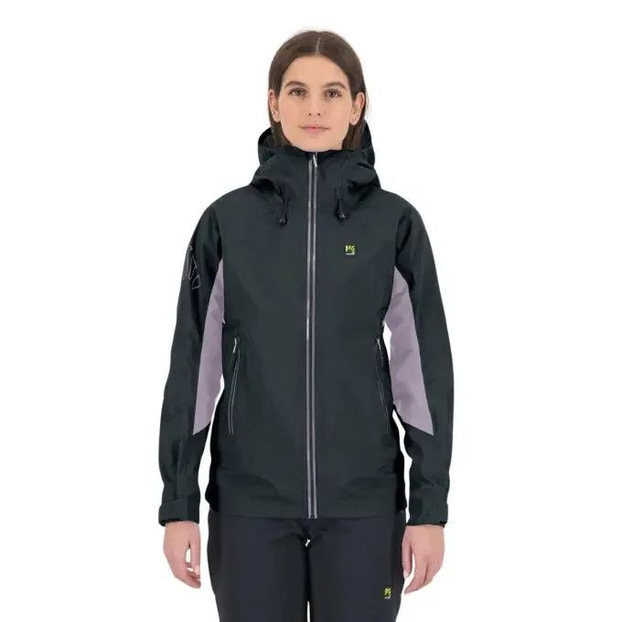 Paiement Sécurisé Veste imperméable Femme Karpos Storm Evo – Woodl Gray/Lavender