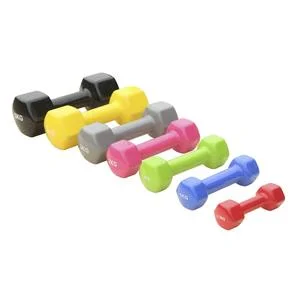 Paire d&rsquo;haltères vinyle 2kg
