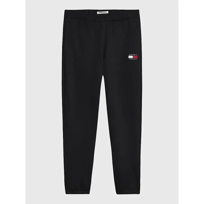 Pantalon jogging Tommy Hilfiger TJM TOMMY BADGE SWEATPANT Black Satisfait Ou Remboursé