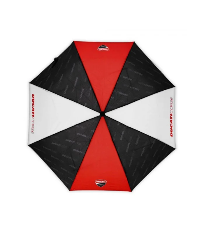 Parapluie Compact Ducati Rouge Blanc Noir Taille Unique