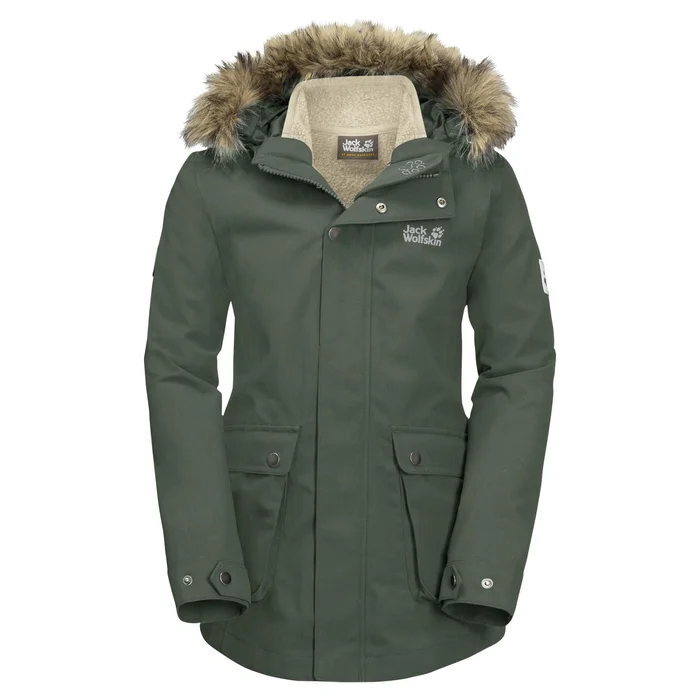 Parka 3 en 1 adolescente Jack Wolfskin elk island [Taille 14 ans]