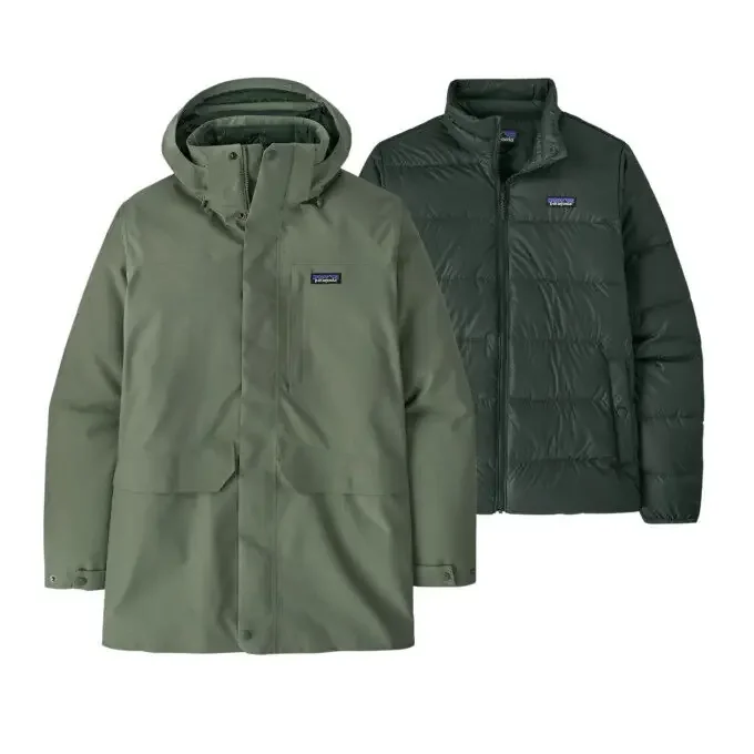 Parka 3-en-1 Homme Patagonia Tres – Old Growth Green Garantie Incluse