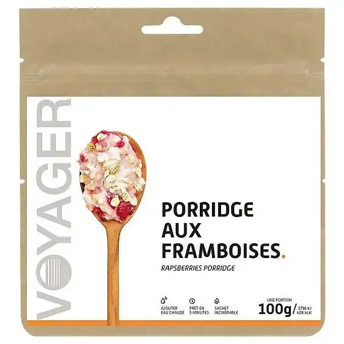 Pas Cher Petit déjeuner lyophilisé Voyager Porridge aux framboises