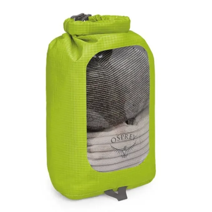 Petit Prix Sac étanche Osprey DRY SACK 6 W/WINDOW Limon Green
