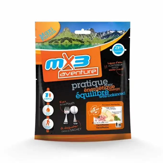 Plat lyophilisé MX3 Tartiflette de 200G Usine Directe