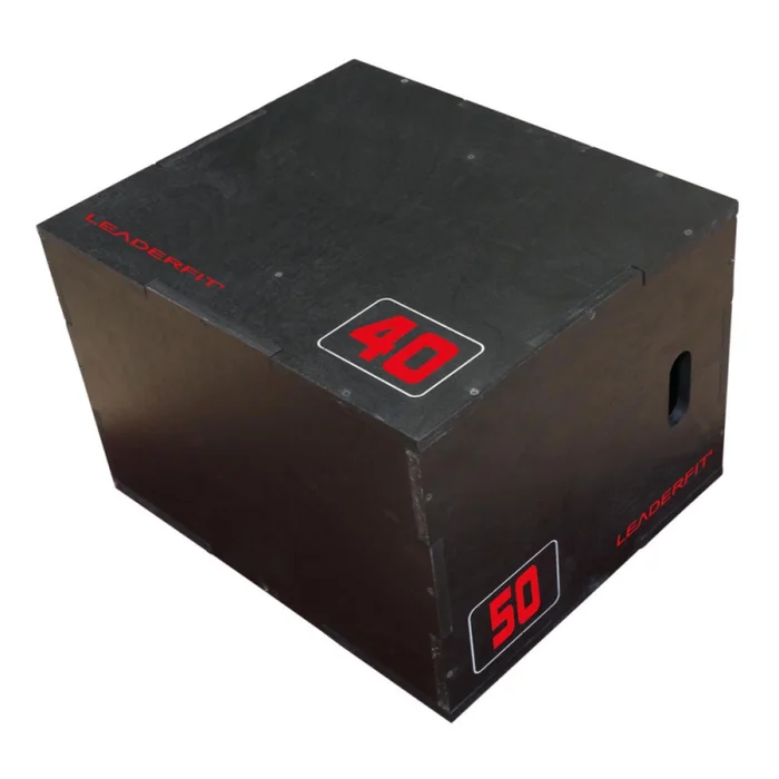 Plyo box en bois Leader Fit Boxncore [Taille 40x50x60 cm]