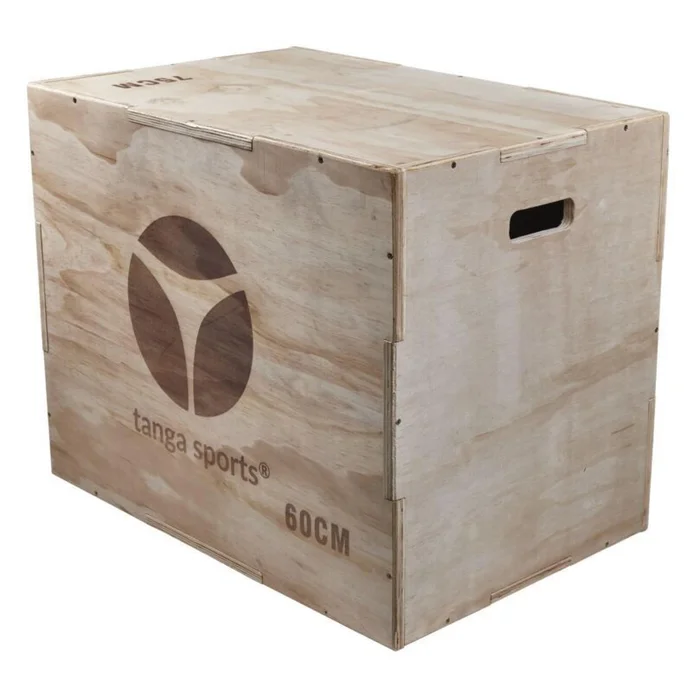 Plyo box WOOD Tanga sports [Taille 50x60x75 cm]